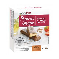 Modifast Protein Shape Reep Melkchocolade/ Karamel 6x27g