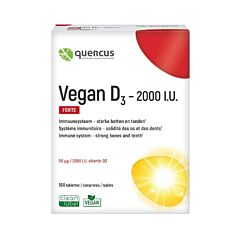 Quercus Vegan D3 2000 I.U. 100 Tabletten