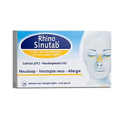 Rhino Sinutab 5mg/120mg 14 Tabletten