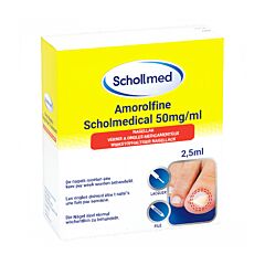 Schollmed Amorolfine Nagellak 50mg/ml 2,5ml