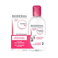 Bioderma Promopack Sensibio H²O AR Micellaire Oplossing 250ml + Sensibio AR Crème 40ml
