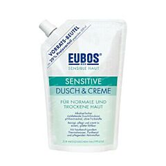 Eubos Sensitive Douchecrème Navulling 400ml