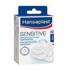 Hansaplast Sensitive Pleister Extra Huidvriendelijk 40 Strips