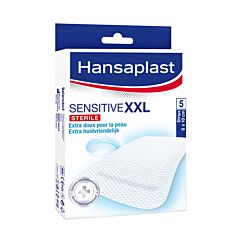 Hansaplast Sensitive XXL Pleister 8x10cm 5 Strips