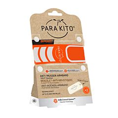 Parakito Sport Oranje Armband + 2 Vullingen