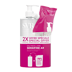 SVR Sensifine AR Micellair Water Anti-Redness + Eco Refill 2x400ml