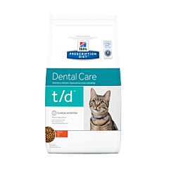 Hills Prescription Diet Dental Care T/D Kattenvoer Kip 5kg 