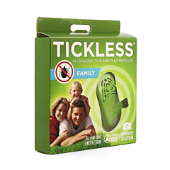 Tickless Family Ultrasone Verjager Vlo/Teken - Groen - 1 Stuk
