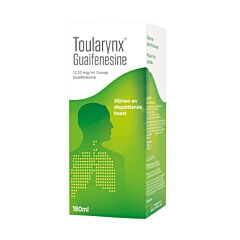 Toularynx Guaifenesine Slijmen/ Hoest Siroop 13,33mg/ml 180ml