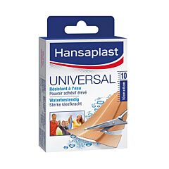 Hansaplast Universal Waterbestendig Pleister 10cmx6cm 10 Strips
