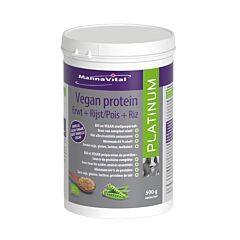MannaVital Vegan Protein Platinum Erwt + Rijst 500g