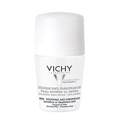 Vichy Deodorant Roller Anti-Transpiratie Gevoelige Huid 48 Uren 50ml