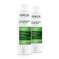 Vichy Dercos Anti-Roos Shampoo Gevoelige Hoofdhuid Duo Promo 2e -50% 2x200ml