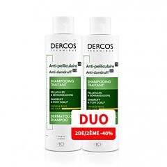 Vichy Dercos Anti-Roos Shampoo Droog Haar Duopack 2x200ml Promo 2de -40%