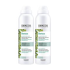 Vichy Dercos Nutrients Detox Droogshampoo Duopack 2x150ml
