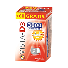 Vista-D3 3000 - PROMO 120+60 Smelttabletten GRATIS