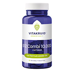 Vitakruid B12 Combi 10.000 Folaat - 120 Smelttabletten