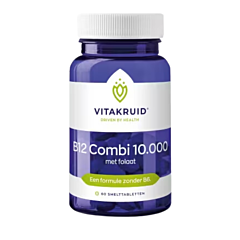 Vitakruid B12 Combi 10.000 Folaat - 60 Smelttabletten