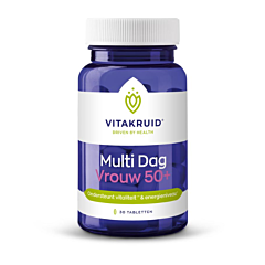 Vitakruid Multi Dag Vrouw 50+ - 30 Tabletten