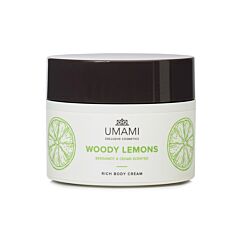 Umami Woody Lemons Rijke Body Cream Bergamot & Ceder 250ml