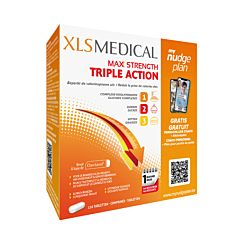 XLS Medical Max Strength - GRATIS PERSOONLIJKE COACH + Afslankplan 120 tabletten
