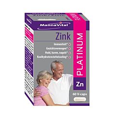 MannaVital Zink Platinum 60 V-Capsules