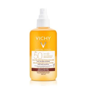 Vichy Capital Soleil Zonbeschermend Water SPF50 - Optimale Bruine Teint - 200ml