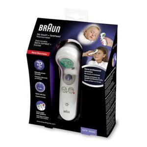 Braun Thermometer NTF3000 Zonder Contact + Frontaal 1 Stuk