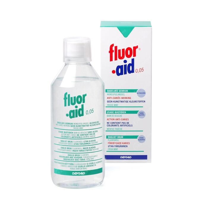 lijden rand wapen Fluor-Aid Natriumfluoride 0.05% Mondspoelmiddel 500ml online Bestellen /  Kopen