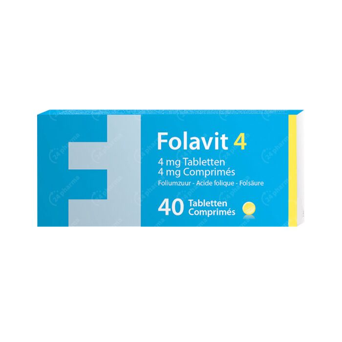 vrijwilliger aanbidden vandaag Folavit 4mg Foliumzuur 40 Tabletten NF online Bestellen / Kopen