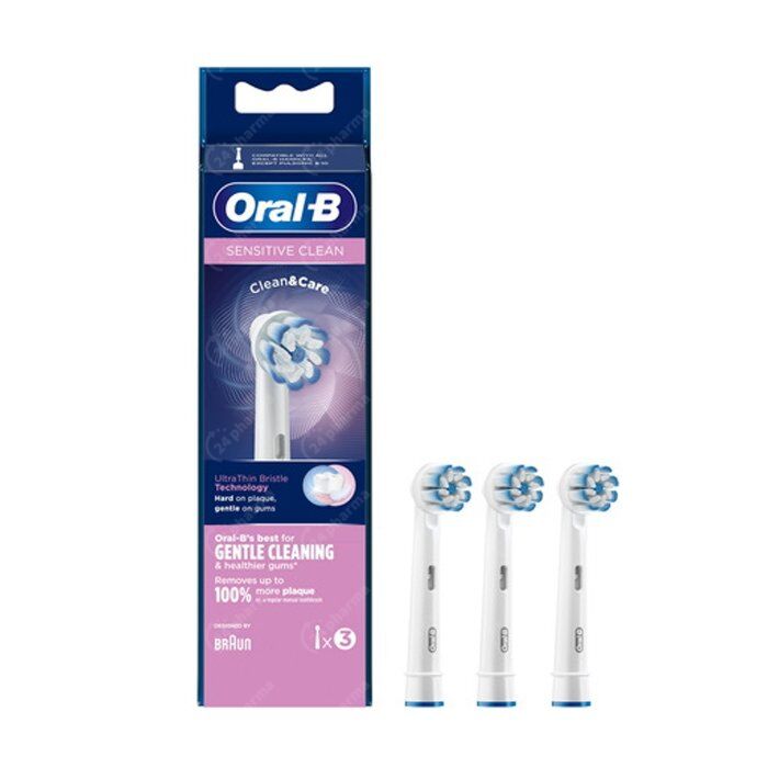 Oral-B EB60 Sensitive Clean Opzetborstel 3 Stuks online Bestellen Kopen
