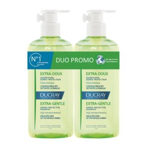 Ducray Extra Doux Huidbeschermende Shampoo Promo Duo 2de -50% 2x400ml