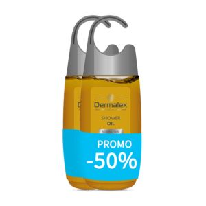 Dermalex Milde Doucheolie - Normale Huid 2x250ml Promo -50%