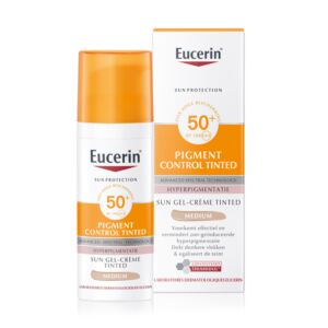 Eucerin Sun Pigment Control Gel-Crème SPF50+ - Medium Getint - 50ml