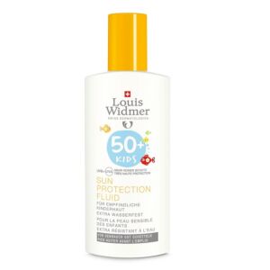 Louis Widmer Sun Kids Protection Fluid SPF50+ Zonder Parfum 100ml