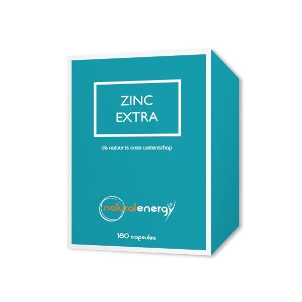 Bank merk vinger Natural Energy Zink Extra 180 Capsules Online Bestellen / Kopen